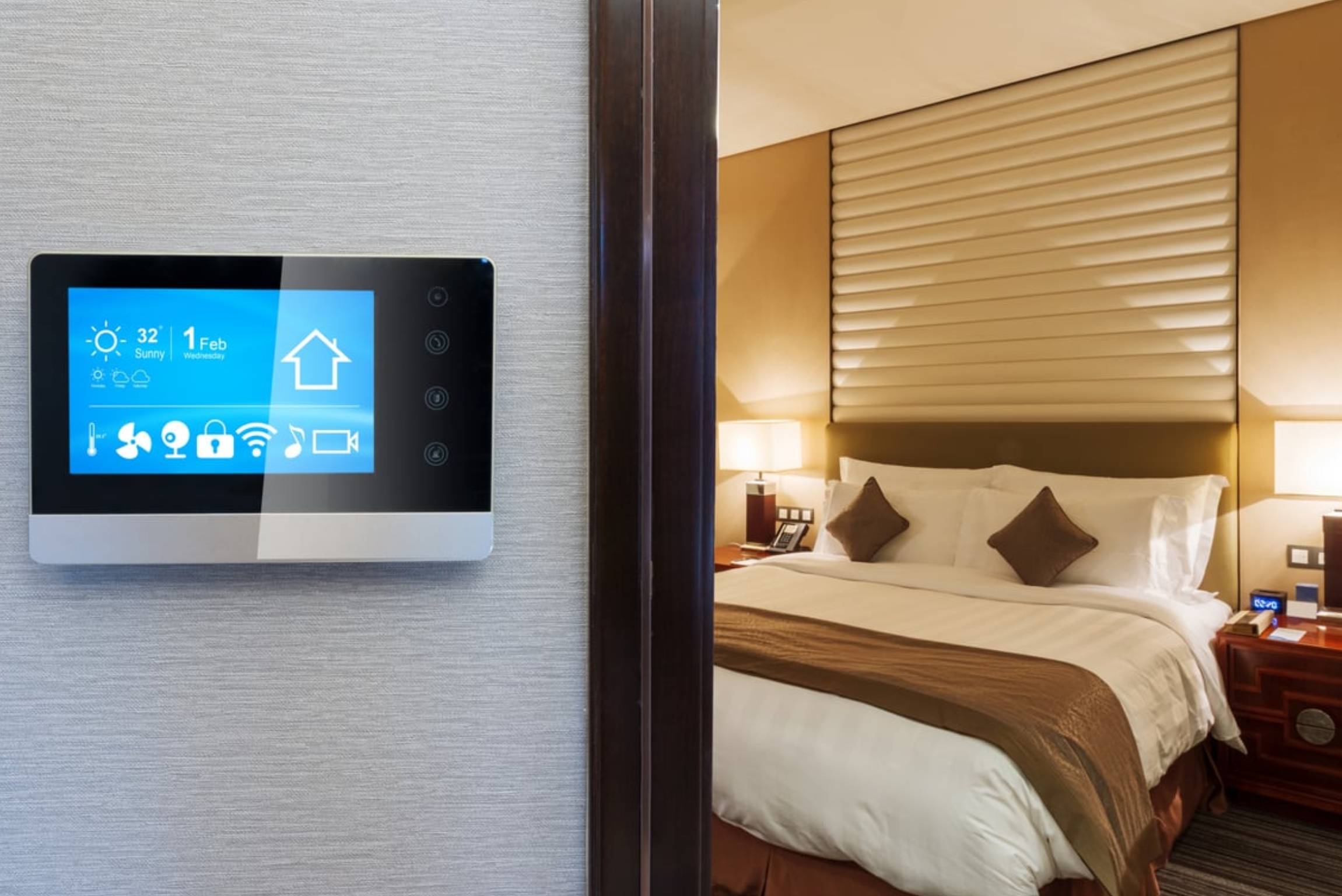 أنظمة الفنادق الذكية